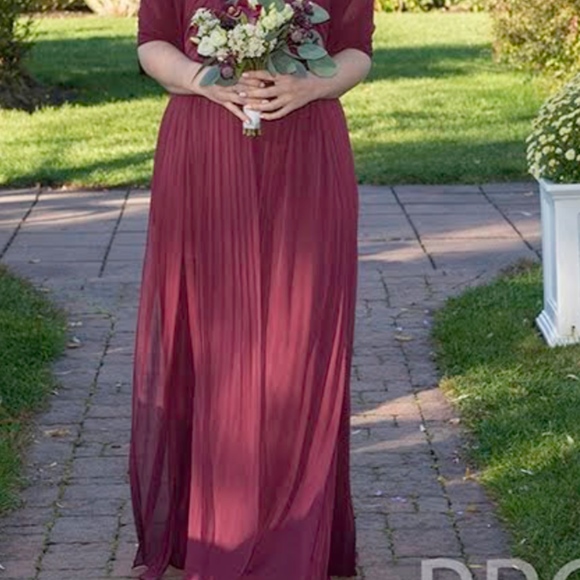 David's Bridal Convertible Bridesmaid Dress - Picture 2 of 3